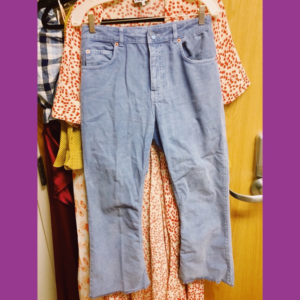 Corduroy flare jeans